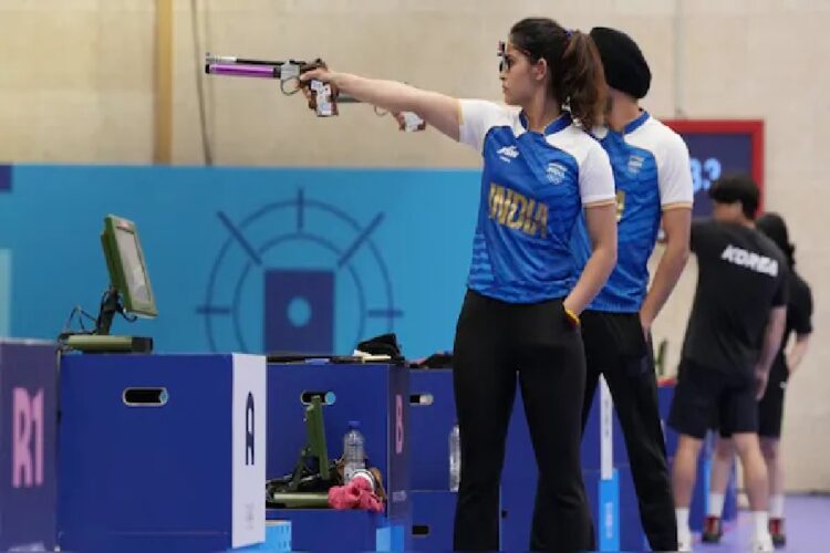 Manu Bhaker and sarabjot singh