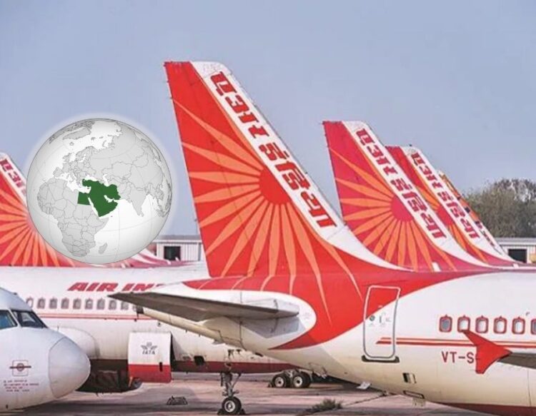 Air India Canceled Flights To Israel due to Tension in Middle east