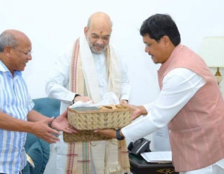 Amit Shah Meet Meghalya's CM