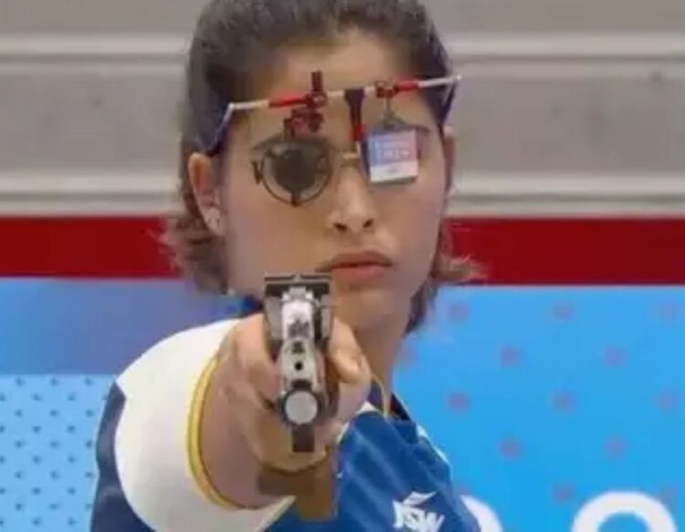 Manu Bhaker At Paris Olympic