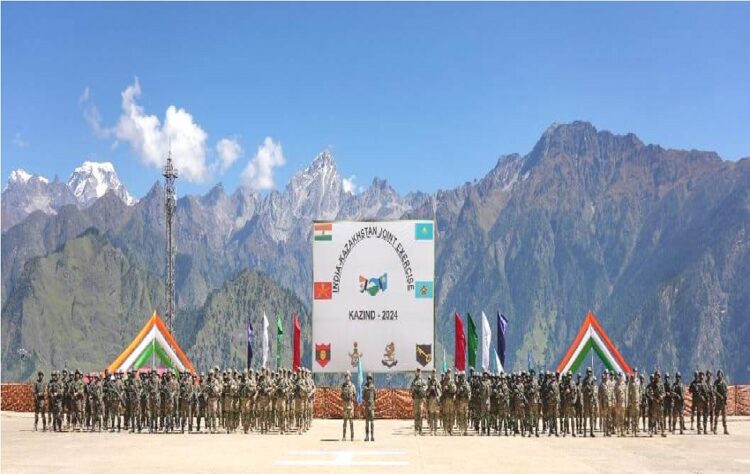 India and Kazakistan Defence Exercises