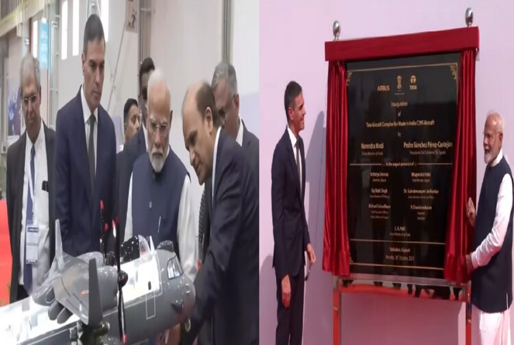 PM Inaugurates TATA Airbus Assembly Unit