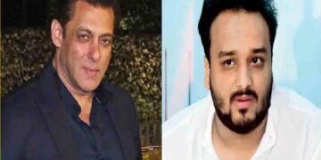 Salman Khan and Zeeshan Siddique