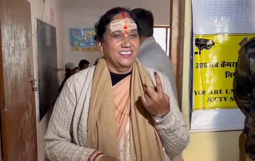 Asha Nautiyal Voting