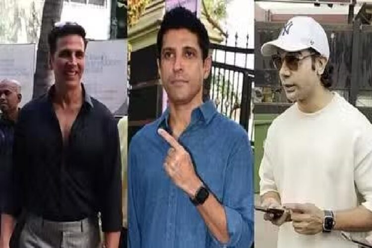 Bollywood Celebs Cast Their vote