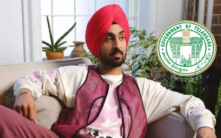 Diljit Dosanjh on telangalna Govt