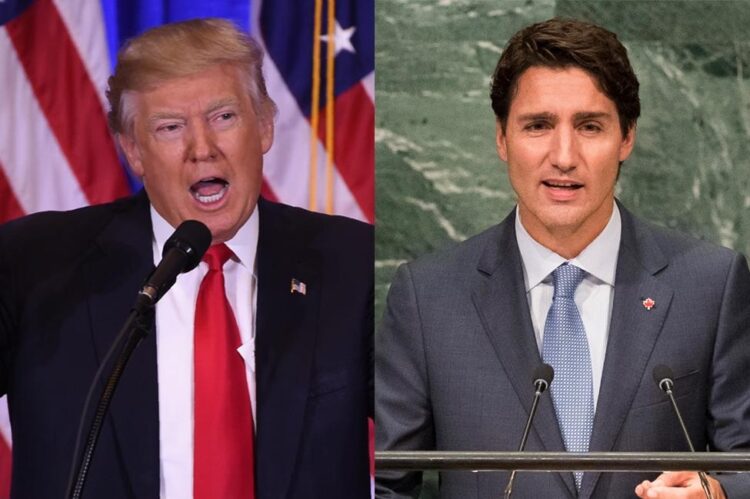 Donald Trump And Justine Trudeau