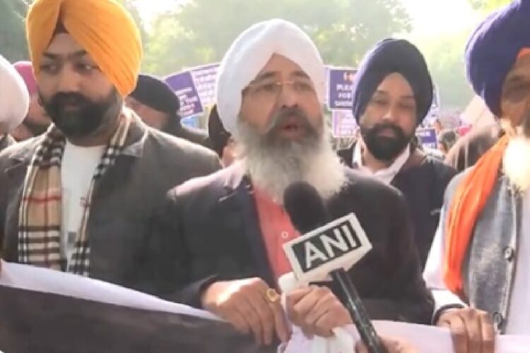 1984 Sikh Riots People Protesting Against Rahul Gandhi (ANI)