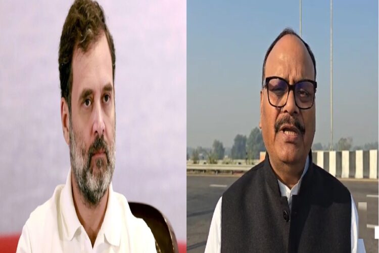 Rahul Gandhi and Brijesh Pathak