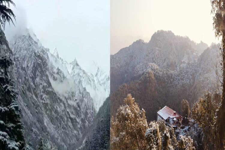 Snowfall in Uttarakhand