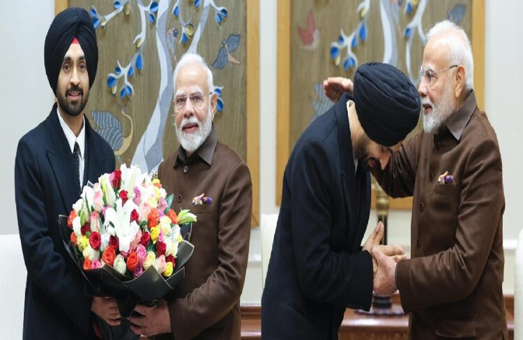 PM Modi Met with Diljit Dosanjh