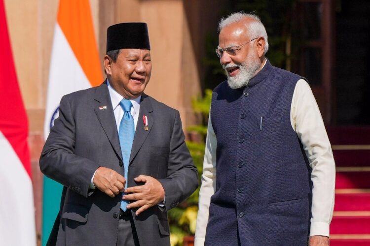 Prabowo Subiyanto and PM Modi