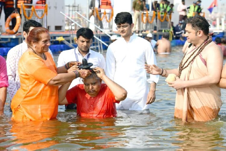 Vice president in prayagraj