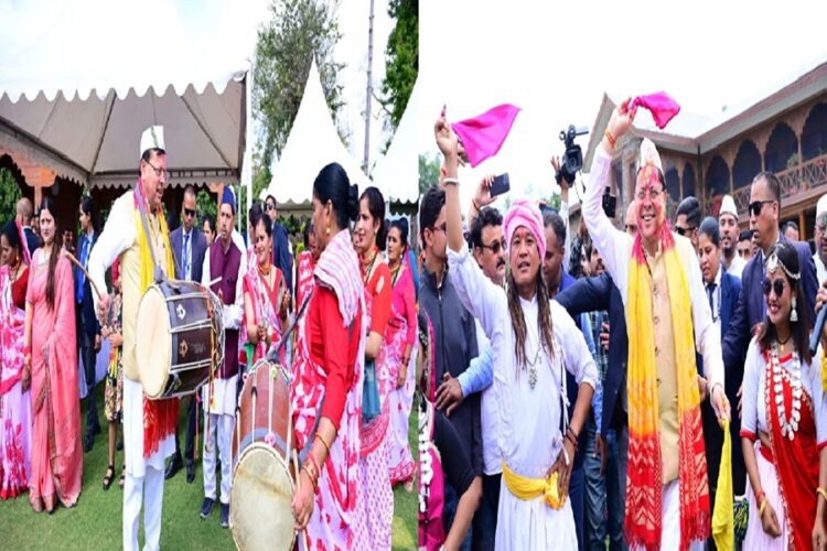 CM Dhami in Holi Celebrations